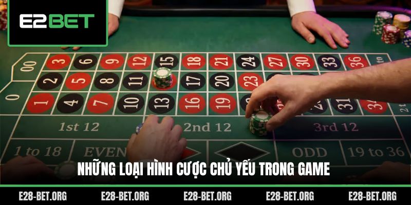 Những loại hình cược chủ yếu trong game Những loại hình cược chủ yếu trong game